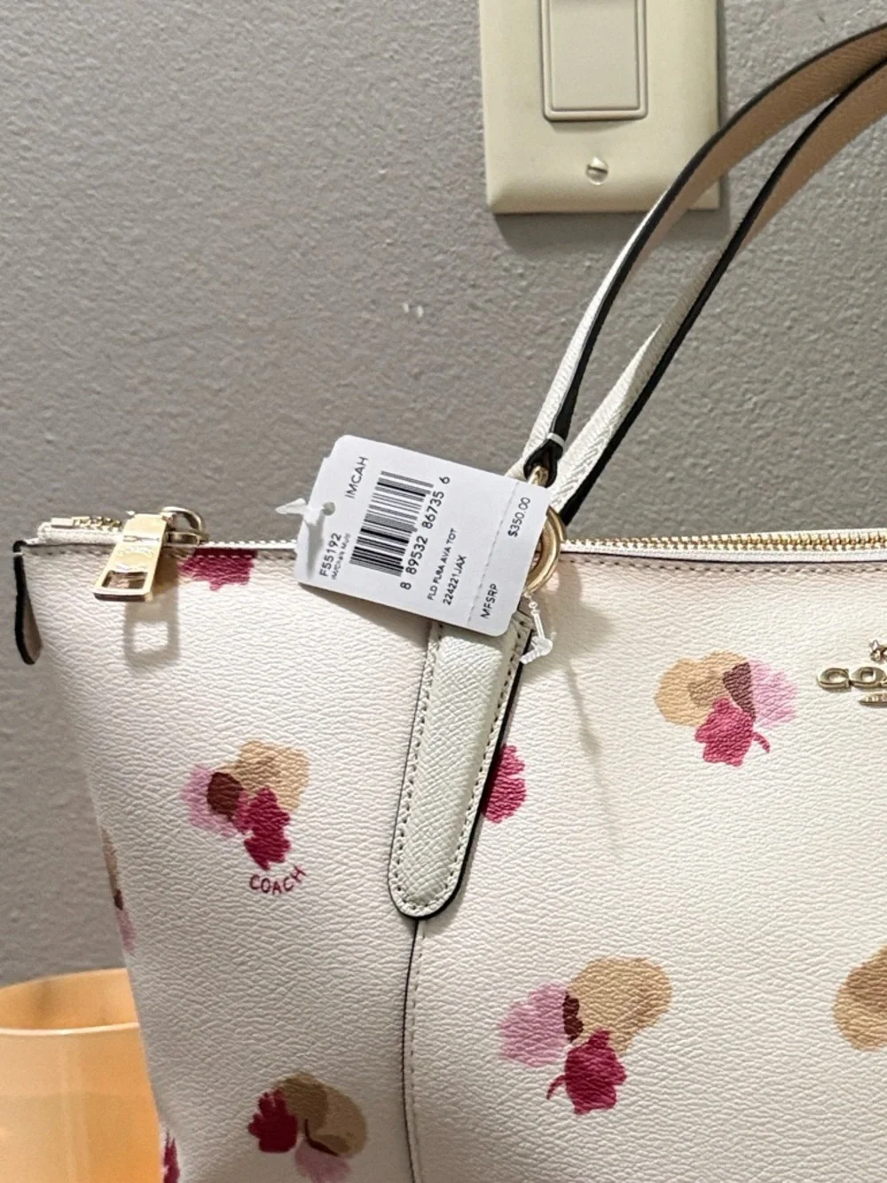 Coach Flora Ava Tote; NWT - Picture 3 of 12